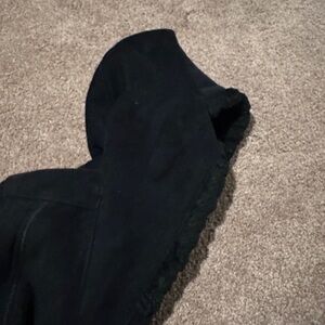 Gallery Luxurious Black Faux Fur Coat